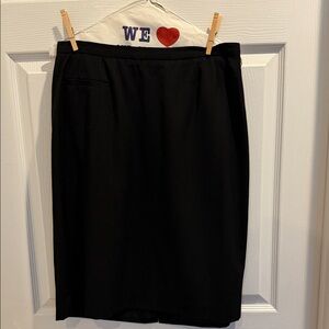 Liz Claiborne Classic Black Pencil Skirt